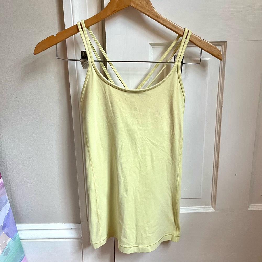 Lululemon Free to Be Yellow Tank Top